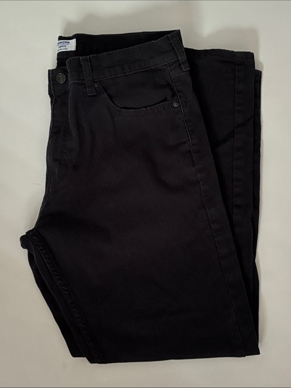 Denizen from Levi's Black Style 285 Relaxed Jeans